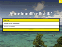 Tablet Screenshot of immo971.com